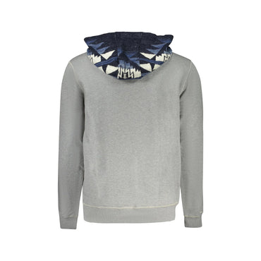 Guess Jeans Felpa Maniche Lunghe Uomo Grigia Stampa Felpe grigio - vista 2