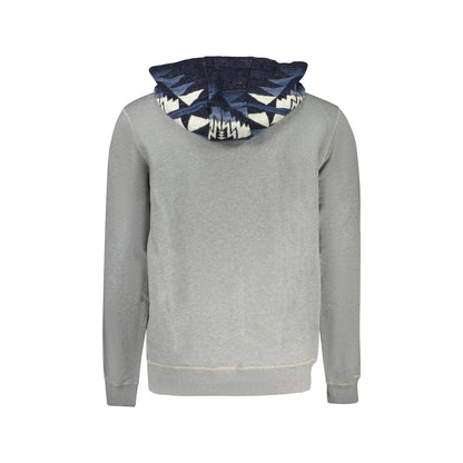 Guess Jeans Felpa Maniche Lunghe Uomo Grigia Stampa Felpe grigio - vista 2