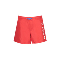 North Sails Costume Mare Bambino Rosso Stampa Logo