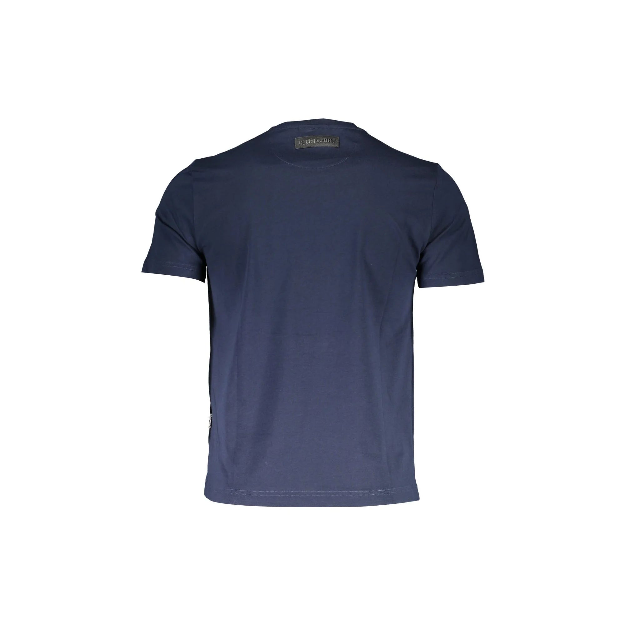 Plein Sport T-Shirt Maniche Corte Uomo Blu Stampa Logo - vista 2