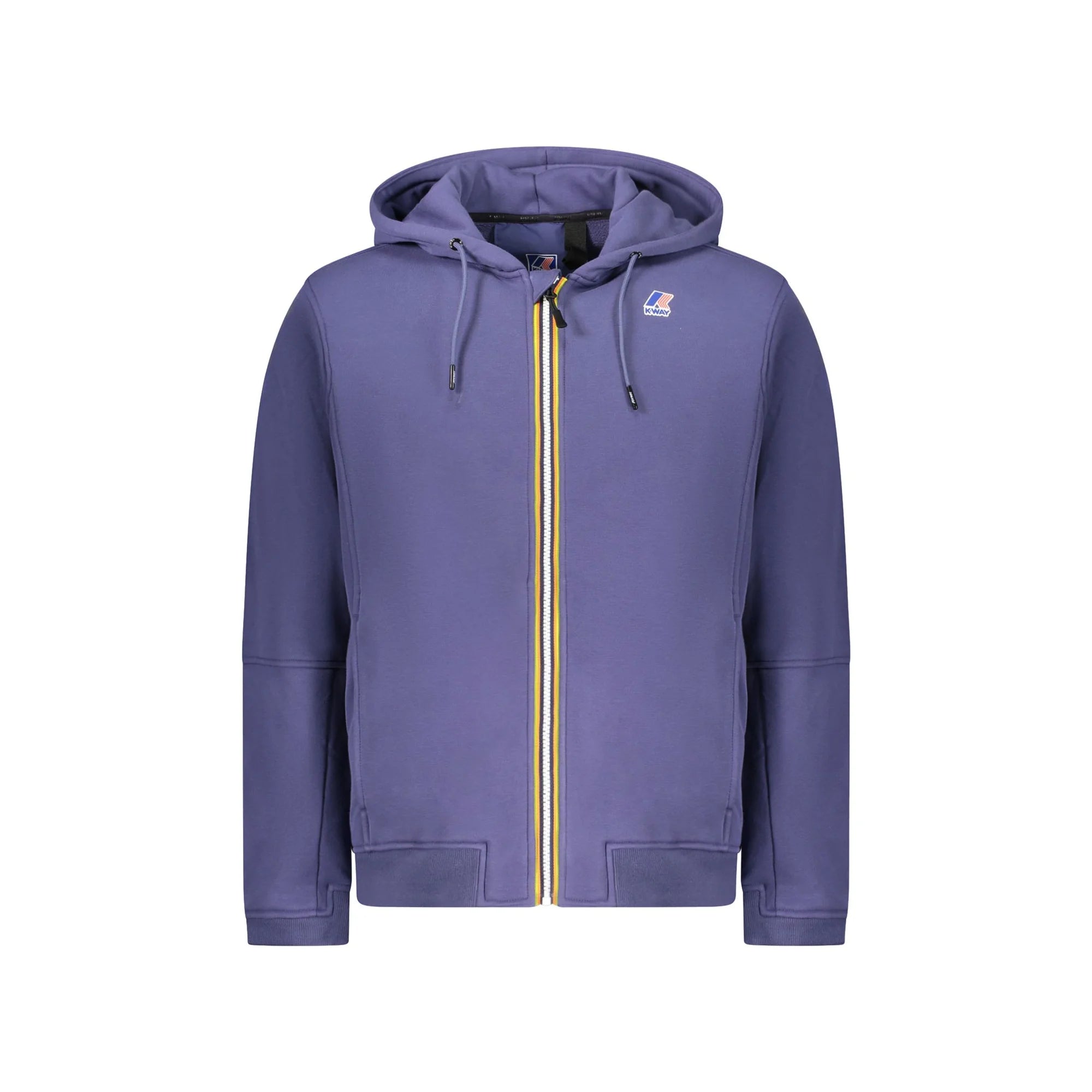 K-WAY FELPA CON ZIP UOMO BLU