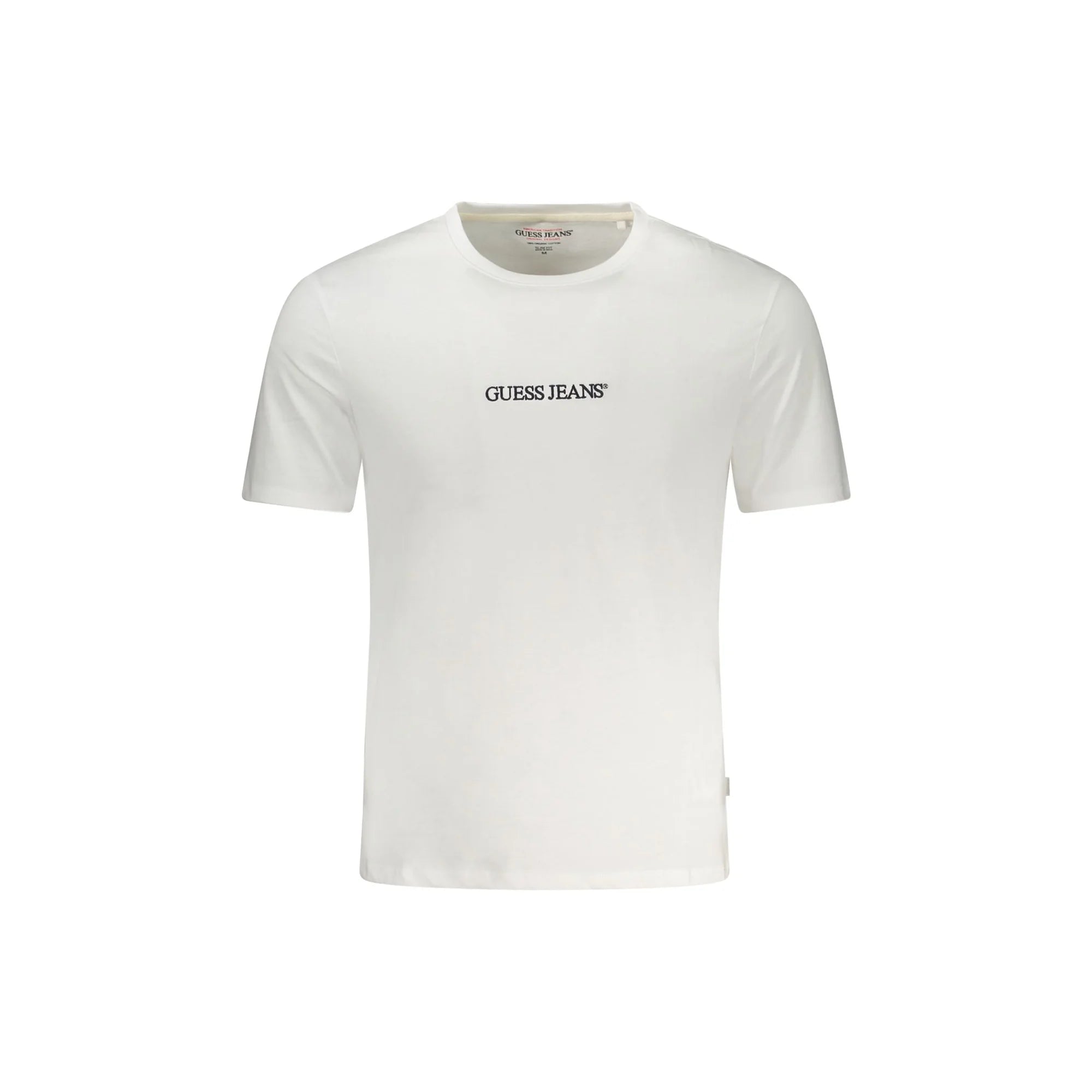 GUESS JEANS T-SHIRT MANICHE CORTE UOMO BIANCO