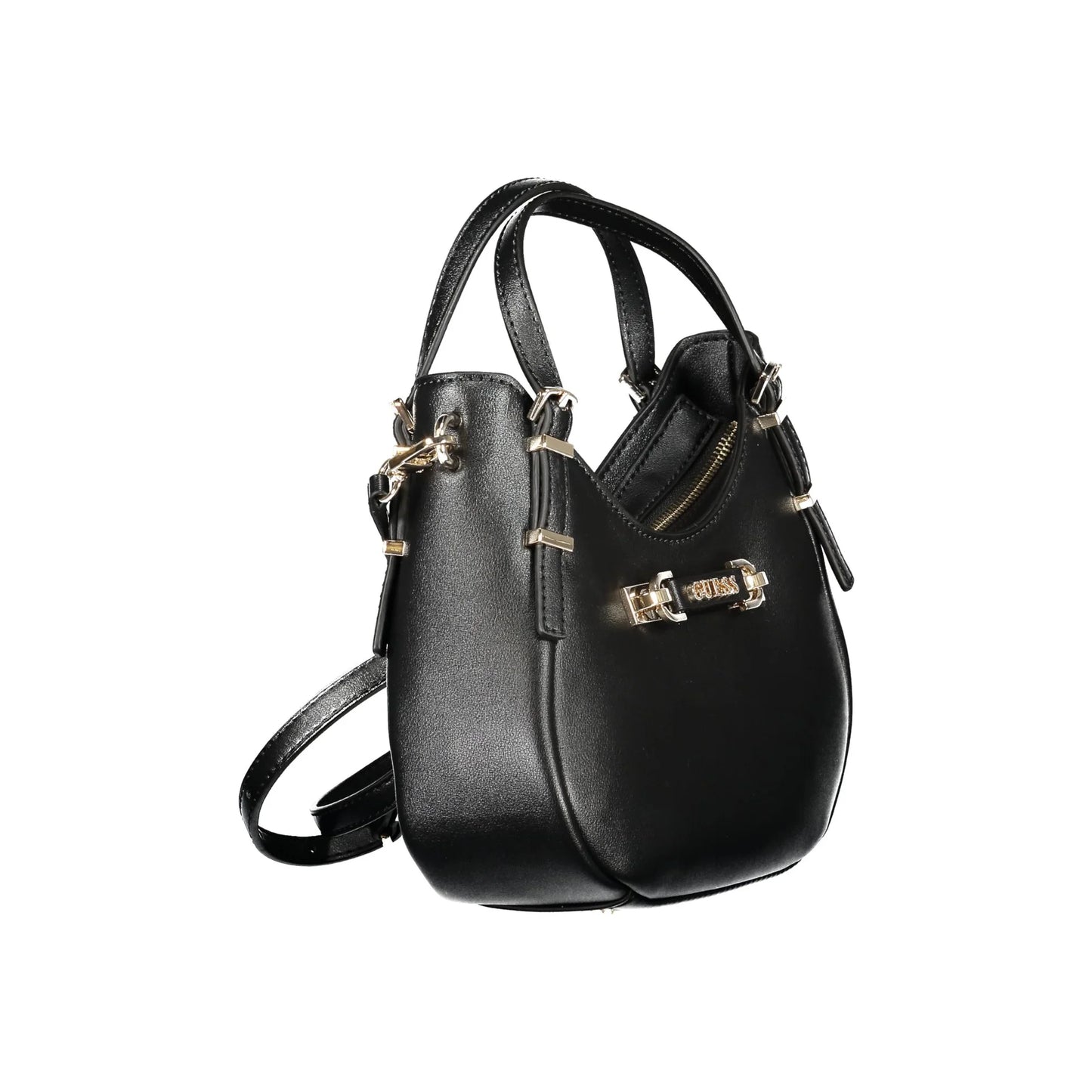 Guess Jeans Borsa a Tracolla Donna Nera Logo Borse nero - vista 3
