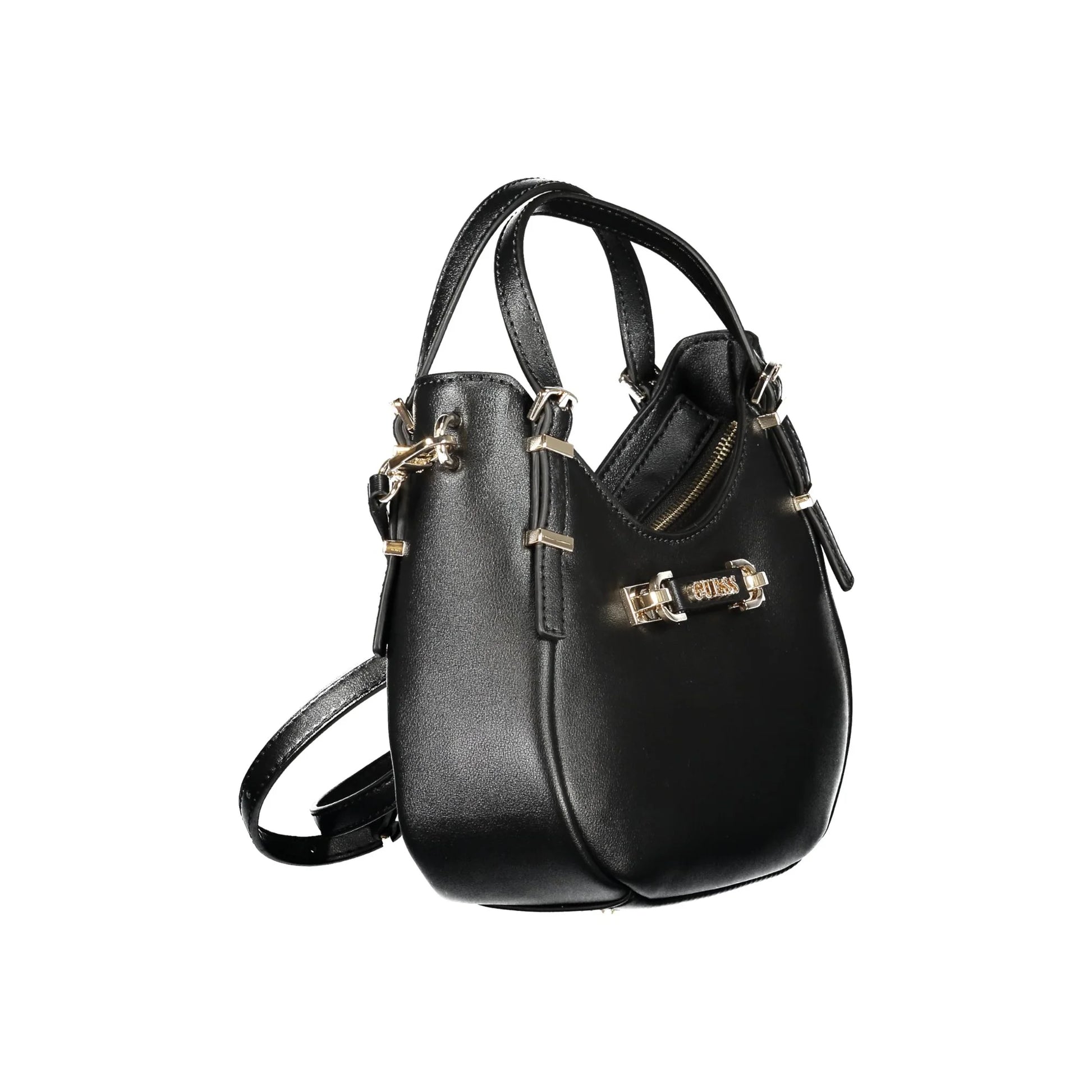 Guess Jeans Borsa a Tracolla Donna Nera Logo Borse nero - vista 3