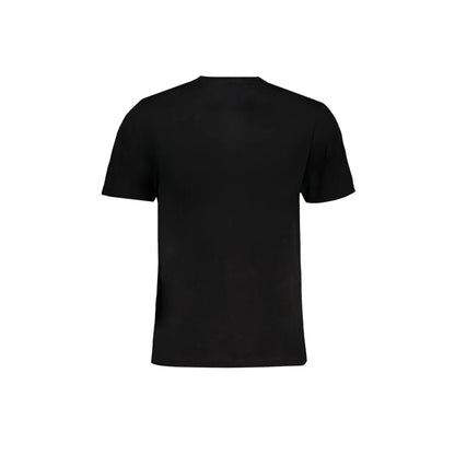 Gian Marco Venturi T-Shirt Maniche Corte Uomo Nera Stampa Logo nero - vista 2