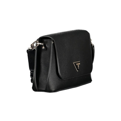 Guess Jeans Borsa Donna Meridian Nera con Tracolla Regolabile Borse nero - vista 2
