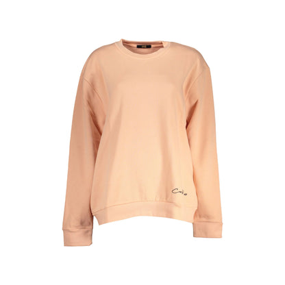 Cavalli Class Felpa Donna Rosa Girocollo con Logo Ricamato Felpe - foto prodotto