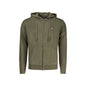 Norway 1963 Cardigan Uomo Verde con Cappuccio Zip Tasche Ricamo Logo Maglie - foto prodotto