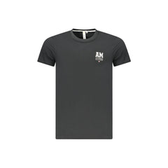Accademia Militare T-Shirt Maniche Corte Uomo Nera Stampa Logo
