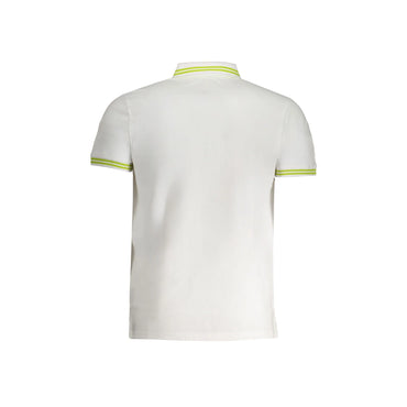Cavalli Class Polo Uomo Bianca Maniche Corte Cotone Ricamo Logo bianco - vista 2