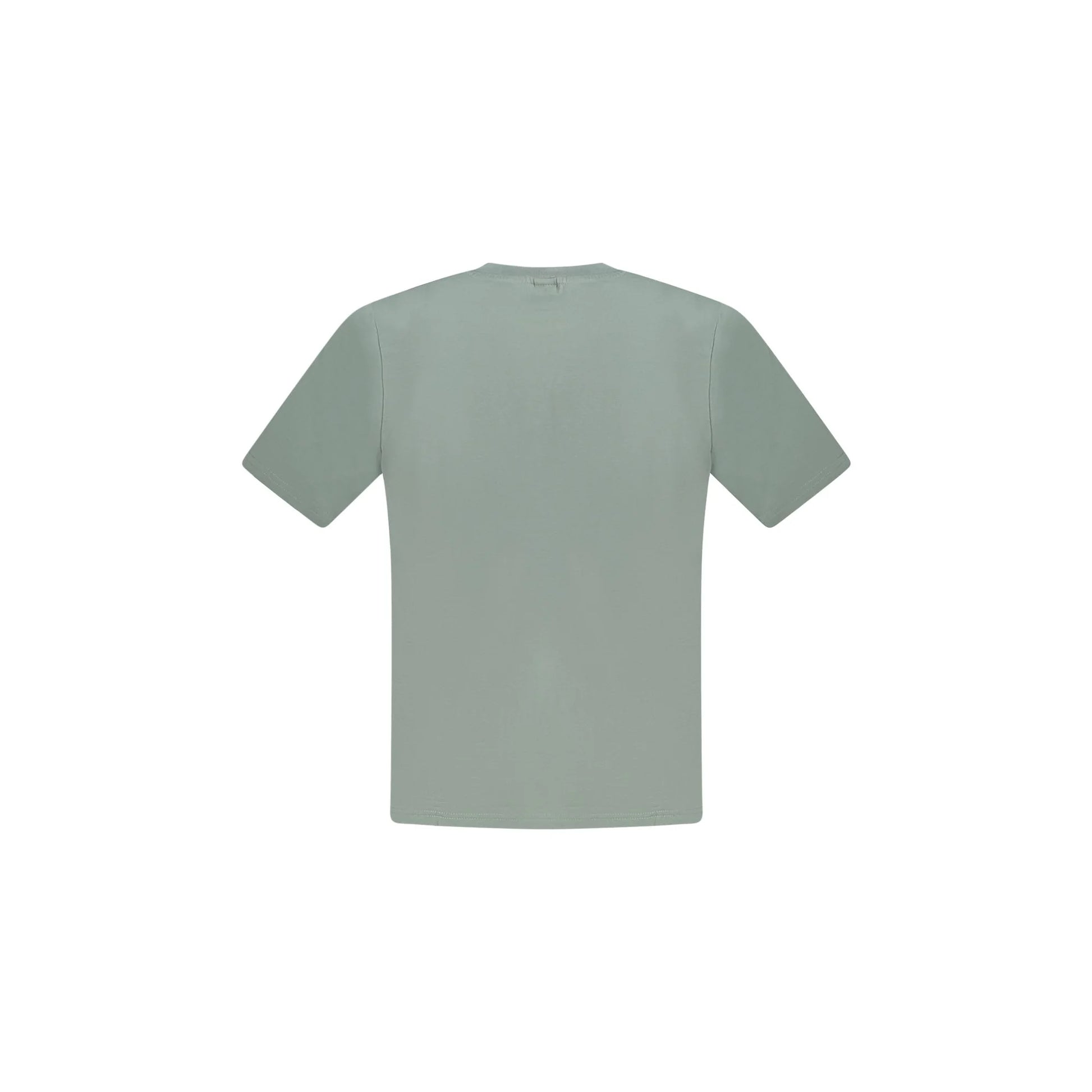 North Sails T-Shirt Uomo Verde Maniche Corte Applicazione Logo - vista 2