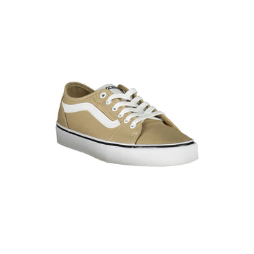 Vans Sneakers Uomo Beige Logo - vista 2