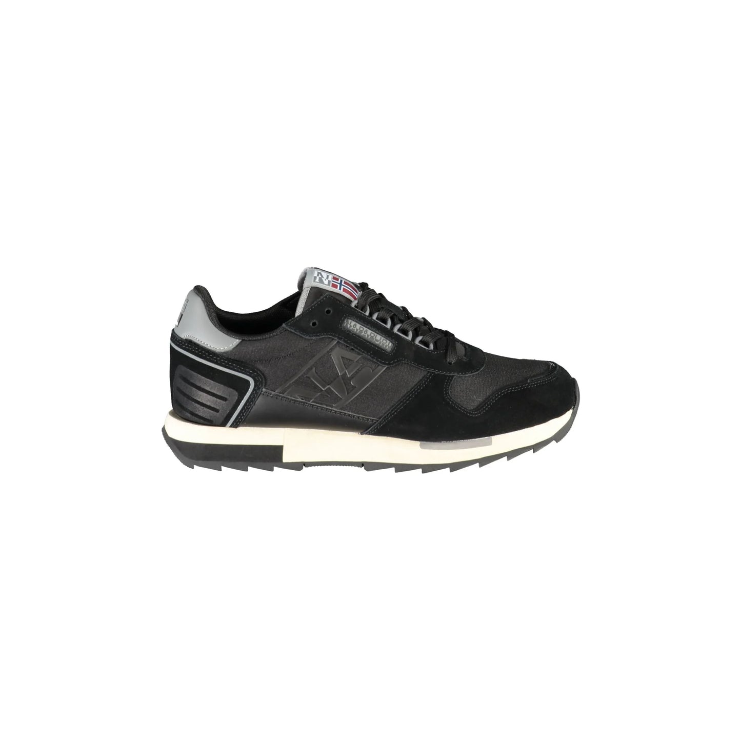 NAPAPIJRI SHOES Scarpe Sneakers Uomo Nere con Dettagli a Contrasto Nero - foto prodotto