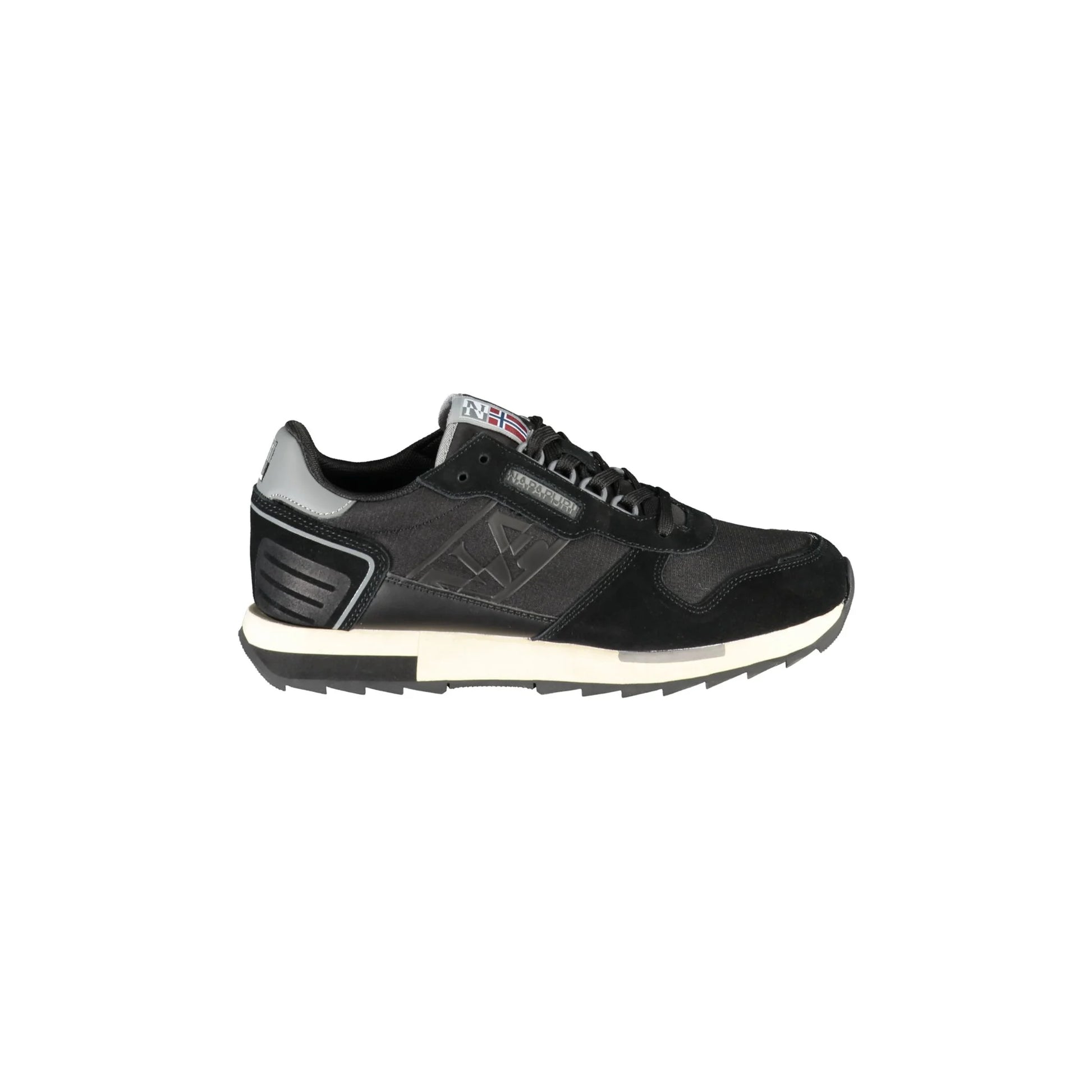 NAPAPIJRI SHOES Scarpe Sneakers Uomo Nere con Dettagli a Contrasto Nero - foto prodotto