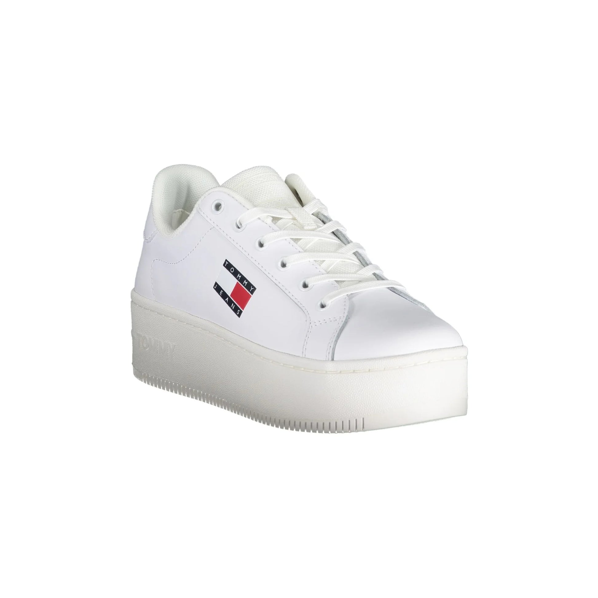 TOMMY HILFIGER Scarpe Sneakers Donna Bianche con Logo Stampato bianco - vista 3