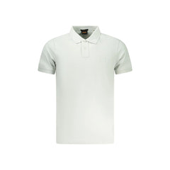 Boss Polo Maniche Corte Uomo Verde Ricamo