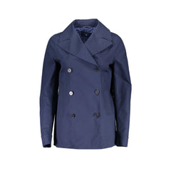 Gant Giubbotto Maniche Lunghe Donna Blu Logo