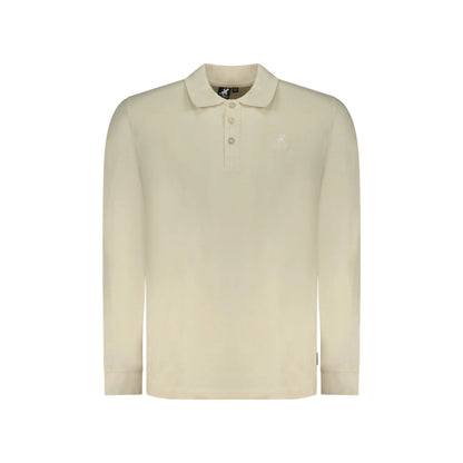 U.S. Grand Polo Uomo Beige Maniche Lunghe Cotone Ricamo Logo - foto prodotto