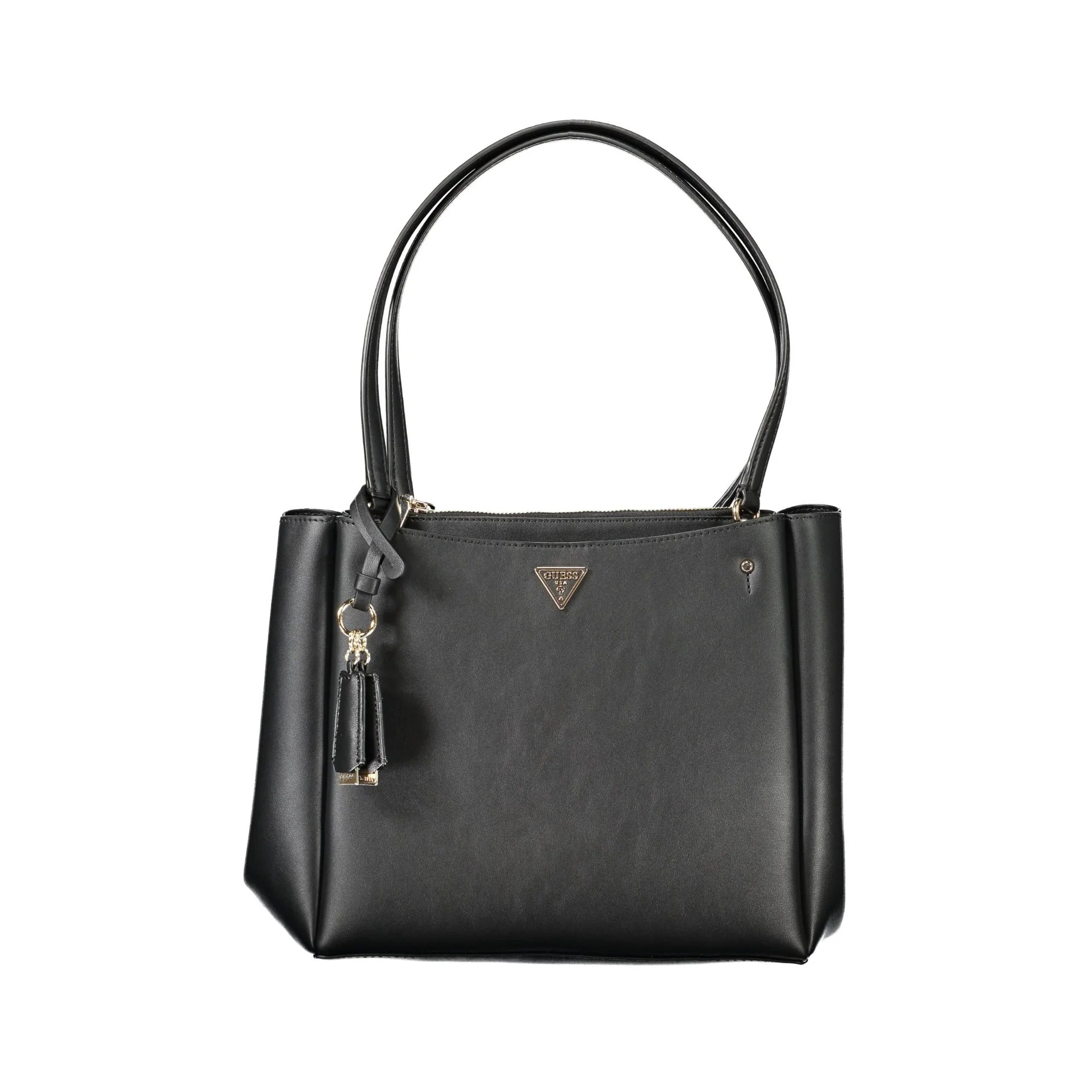Guess Jeans Borsa a Spalla Donna Nera Logo Borse Nero - foto prodotto