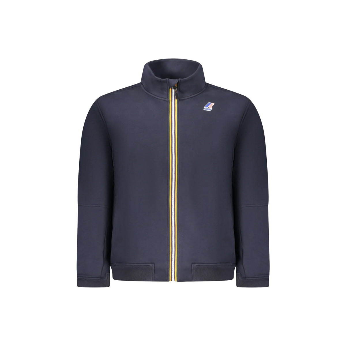 K-WAY FELPA CON ZIP UOMO BLU