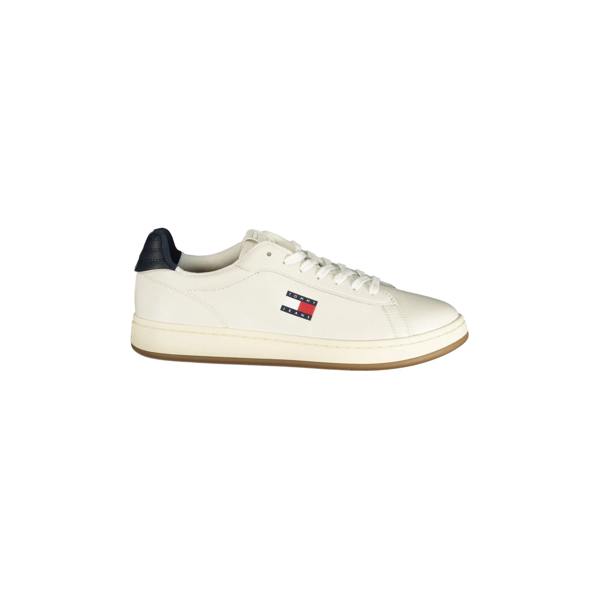 Tommy Hilfiger Sneakers Uomo Bianche Stampa Logo Bianco - foto prodotto
