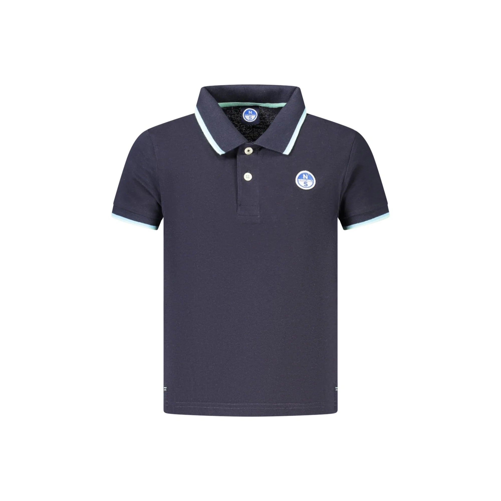 NORTH SAILS POLO MANICHE CORTE BAMBINO BLU