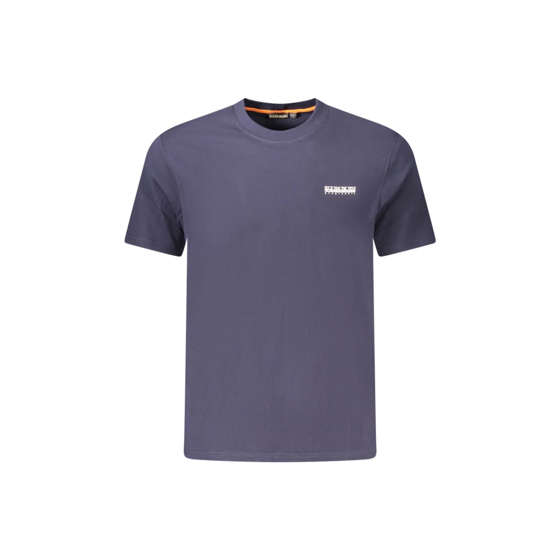 Napapijri T-Shirt Uomo Blu Maniche Corte Girocollo Stampa Logo - foto prodotto