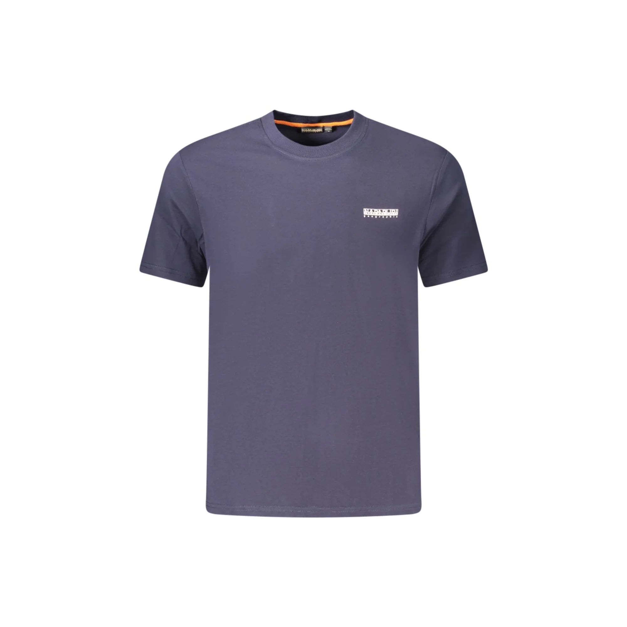 Napapijri T-Shirt Uomo Blu Maniche Corte Girocollo Stampa Logo - foto prodotto