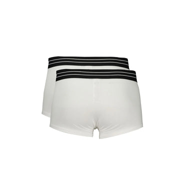 Cavalli Class Boxer Uomo Bianco Parigamba Bi-Pack Logo Intimo - vista 2