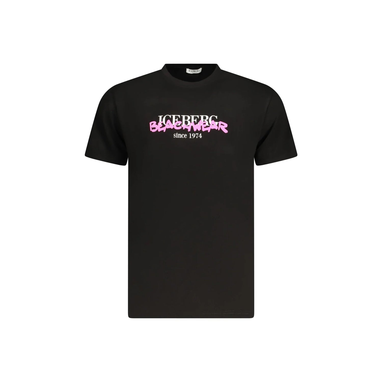 ICEBERG T-SHIRT MANICHE CORTE UOMO NERO