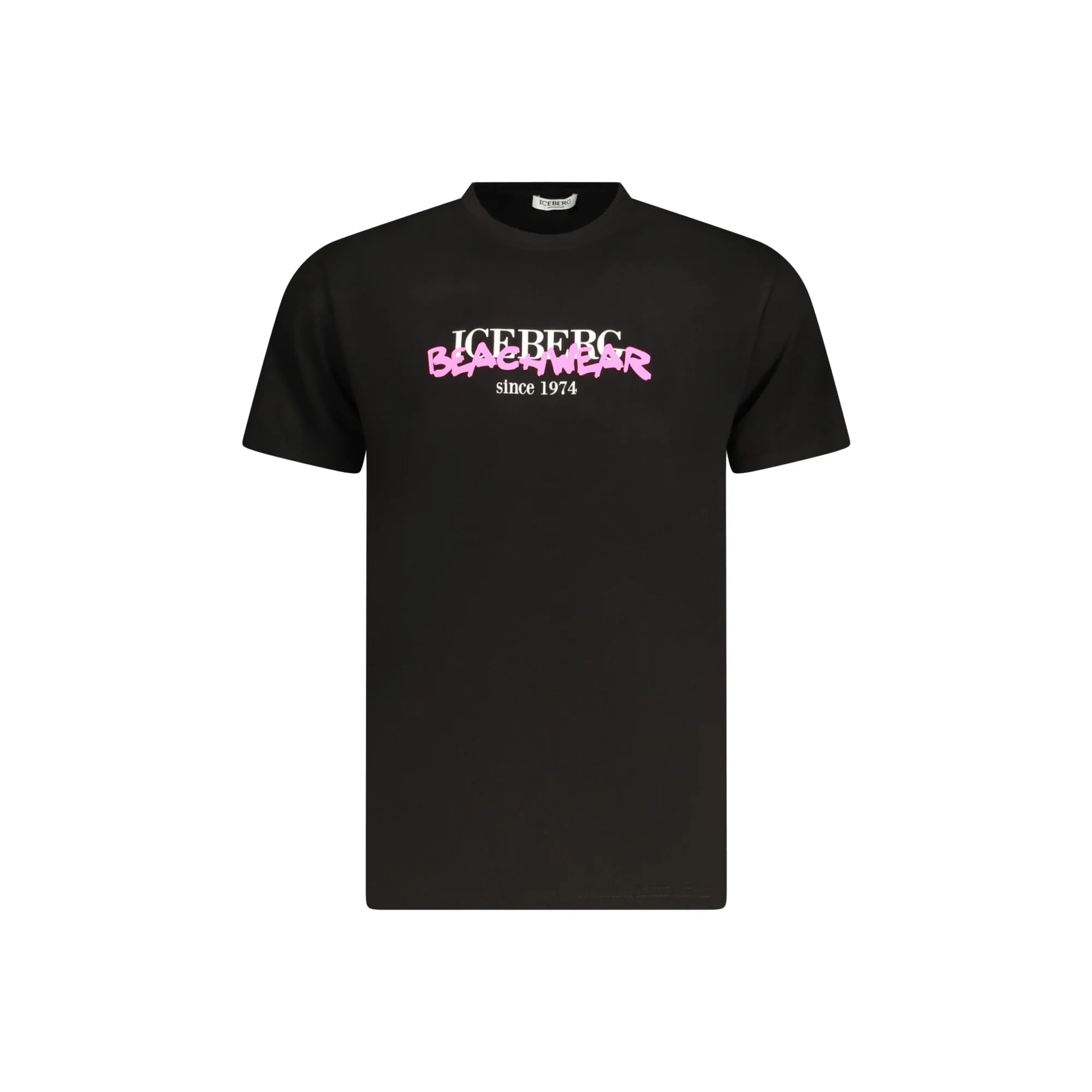 ICEBERG T-SHIRT MANICHE CORTE UOMO NERO