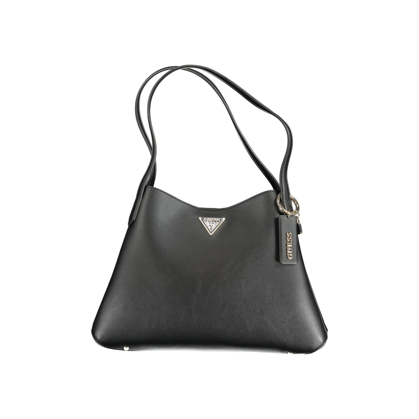 GUESS JEANS Borsa Donna Sora Nera a Spalla con Tre Scomparti e Dettagli Eleganti Borse Nero - foto prodotto