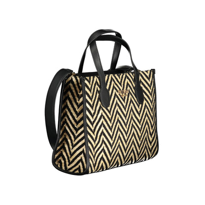 GUESS JEANS Borsa Donna Silvana a Mano Nera con Tracolla e Zip Borse nero - vista 3