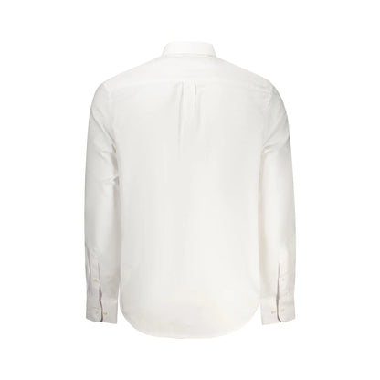 Norway 1963 Camicia Maniche Lunghe Uomo Bianca Collo Button Down Camicie bianco - vista 2