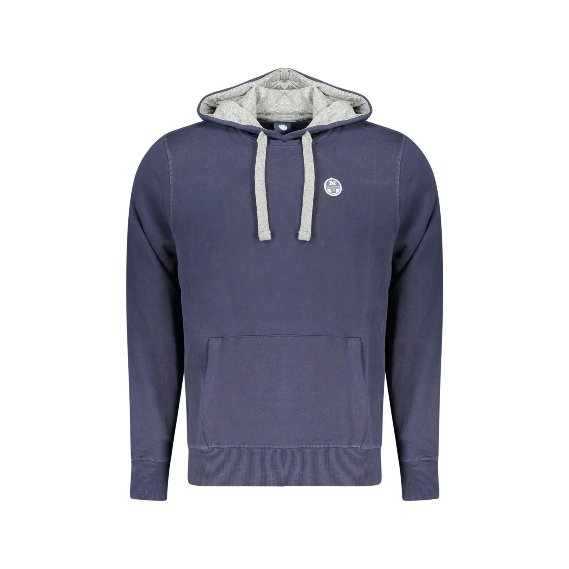 North Sails Felpa Uomo Blu con Cappuccio e Tascone Felpe - foto prodotto