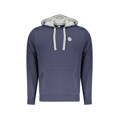 North Sails Felpa Uomo Blu con Cappuccio e Tascone Felpe - foto prodotto