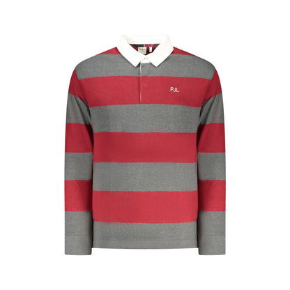 Pepe Jeans Polo Maniche Lunghe Uomo Rossa Ricamo Rosso - foto prodotto
