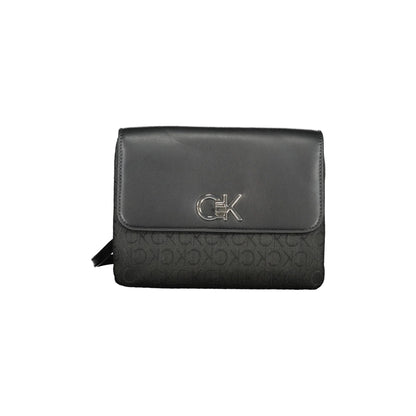 Calvin Klein Borsa Donna Nera con Manico in Catena e Tracolla Removibile Borse Nero - foto prodotto