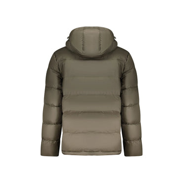 Calvin Klein Giubbotto Uomo Marrone Cappuccio Water Wind Resistant Giubbotti e Giacche - vista 2