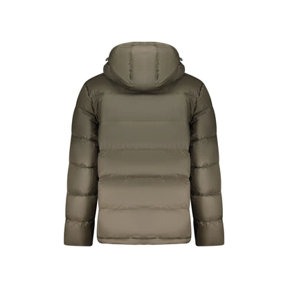 Calvin Klein Giubbotto Uomo Marrone Cappuccio Water Wind Resistant Giubbotti e Giacche - vista 2
