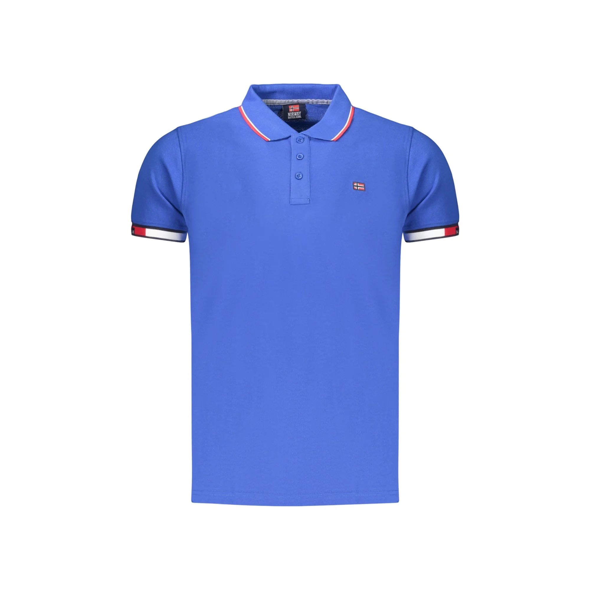 NORWAY 1963 POLO MANICHE CORTE UOMO BLU