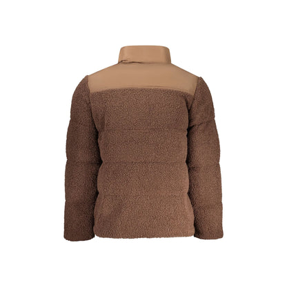 Rifle Giubbotto Maniche Lunghe Uomo Marrone Zip Logo Giubbotti e Giacche - vista 2