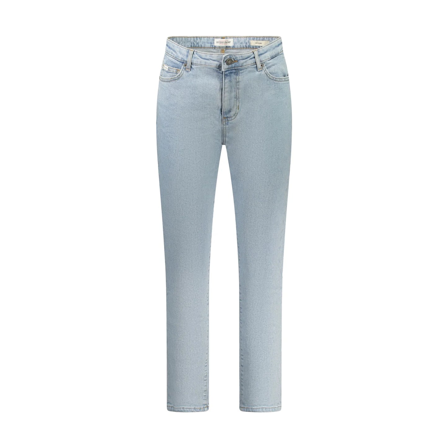 Guess Jeans Donna Azzurri Effetto Slavato Logo Azzurro - foto prodotto