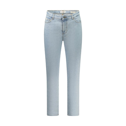 Guess Jeans Donna Azzurri Effetto Slavato Logo Azzurro - foto prodotto