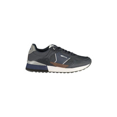Gas sportschoenen heren blauw met logo