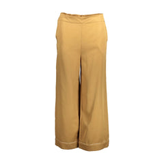 Kocca Női Pantalón Kávé Kontraszt Részletekkel