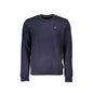 Napapijri Maglia Uomo Blu Girocollo Regular Fit con Ricamo e Logo Maglie - foto prodotto