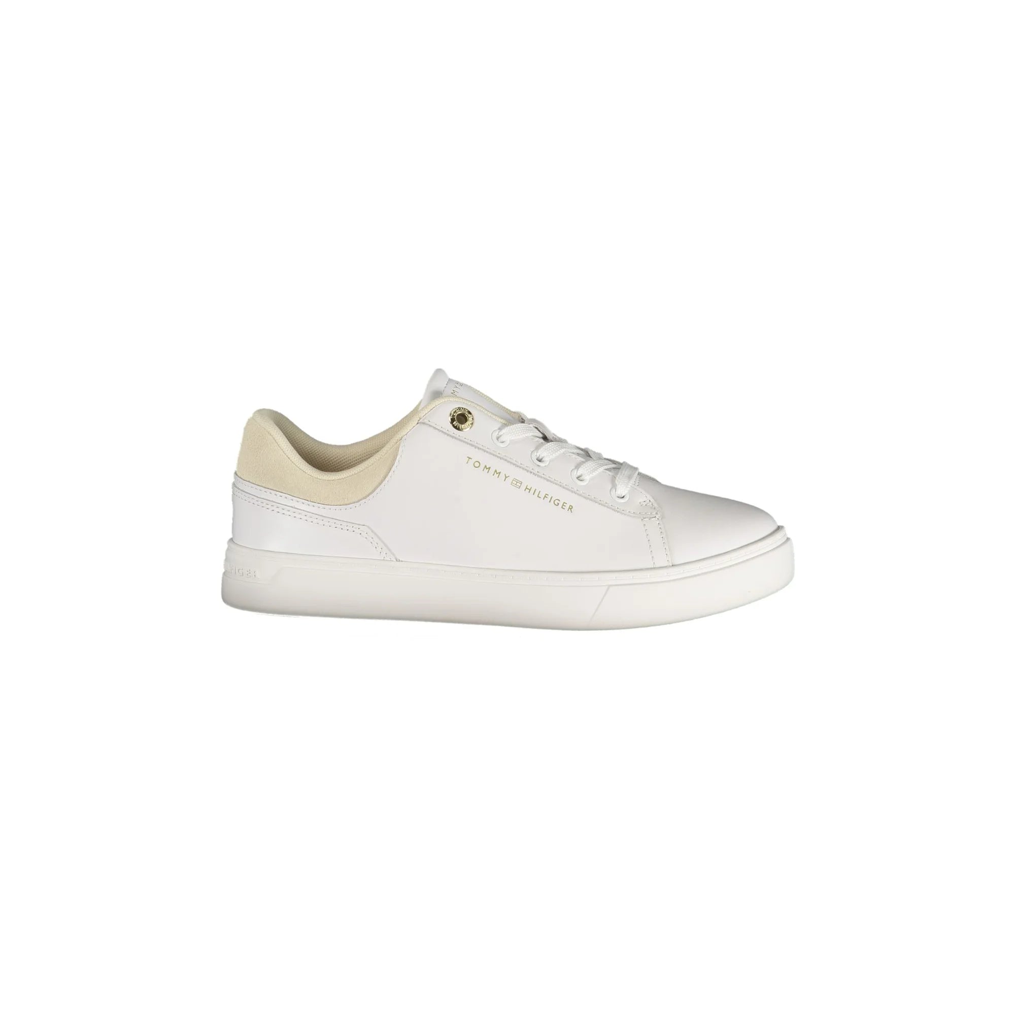 Tommy Hilfiger Sneakers Donna Bianche Stampa Logo Bianco - foto prodotto