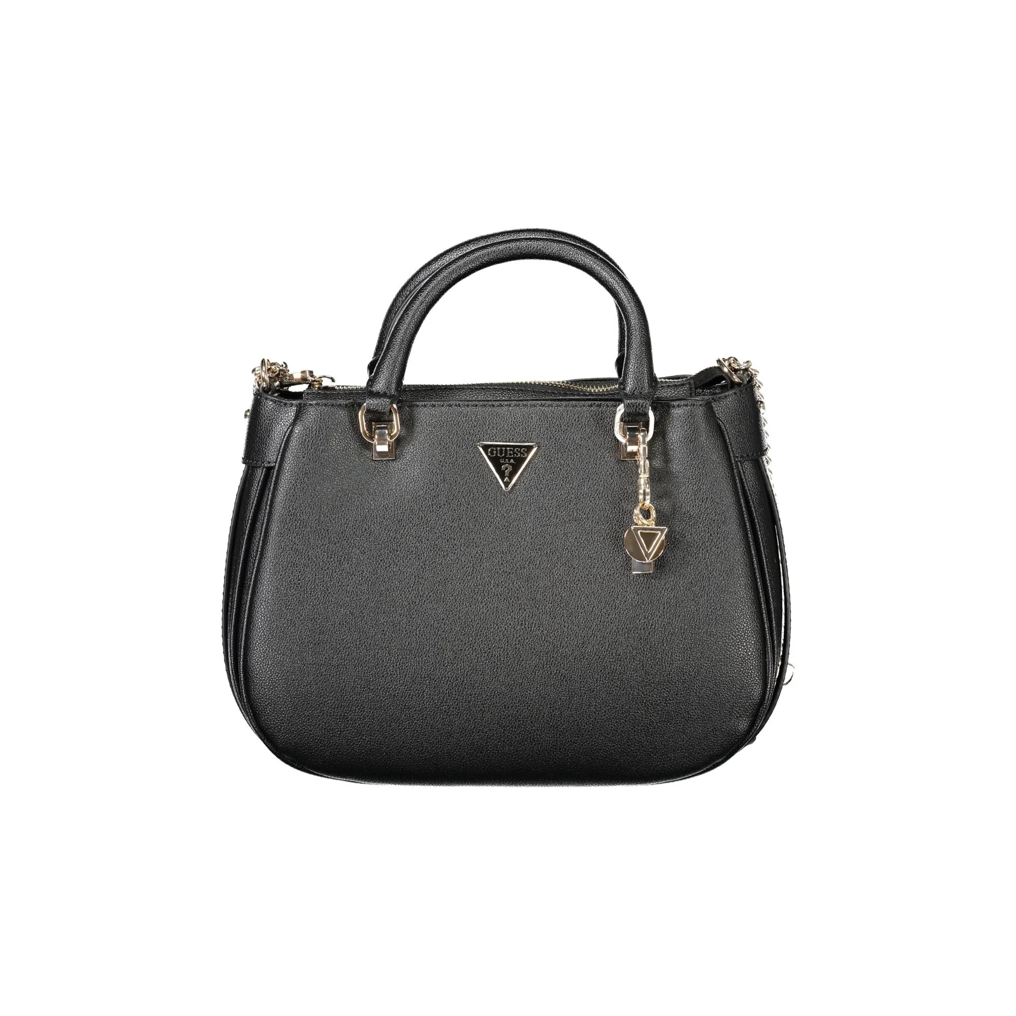 Guess Jeans Borsa a Tracolla Donna Nera Dettagli a Contrasto Borse Nero - foto prodotto