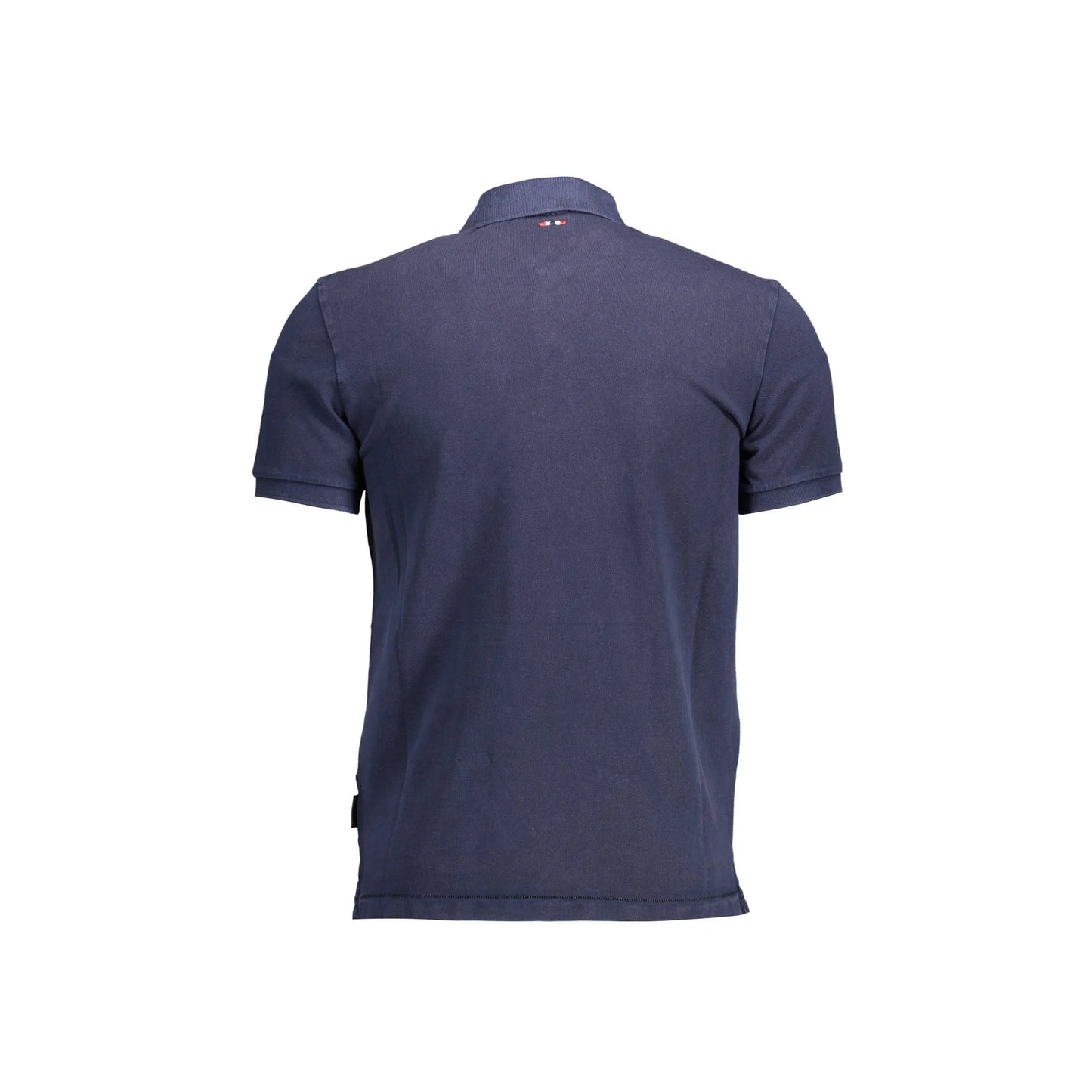 Napapijri Polo Maniche Corte Uomo Blu Stampa/Ricamo/Logo - vista 2